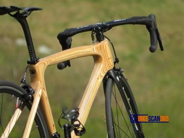 bicicletta in legno