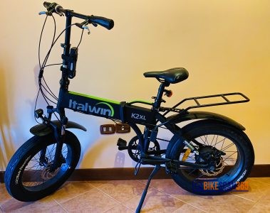 Bicicletta elettrica pieghevole italwin k2 xl
