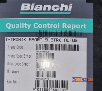 Bianchi T-tronik sport 9.2 trk altus NUOVA