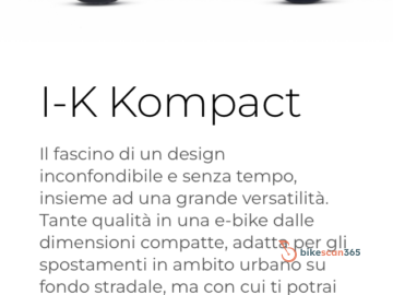 Vendo XP I K bicicletta pedalata assistita