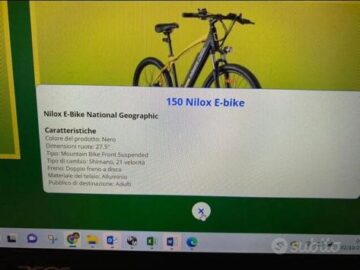 vendita bici nuova Nilox X6 National Geographic citybike