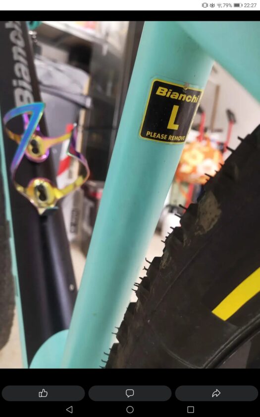 Mtb bianchi methanol cv carbonio