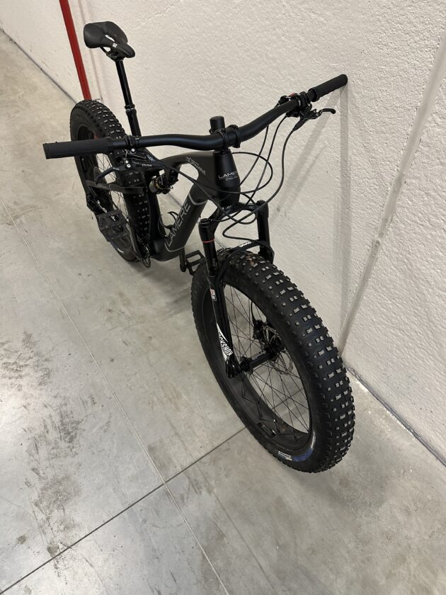 Fat bike in carbonio