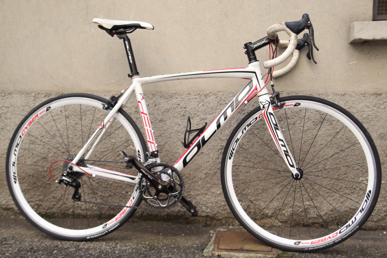 Bici da corsa Olmo alluminio carbonio 20 velocità taglia L
